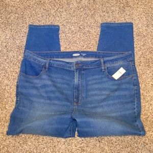 NWT Woman's Sz 20 Super Skinny High Rise 4 Pocket Stretch Jeggings from OLD NAVY